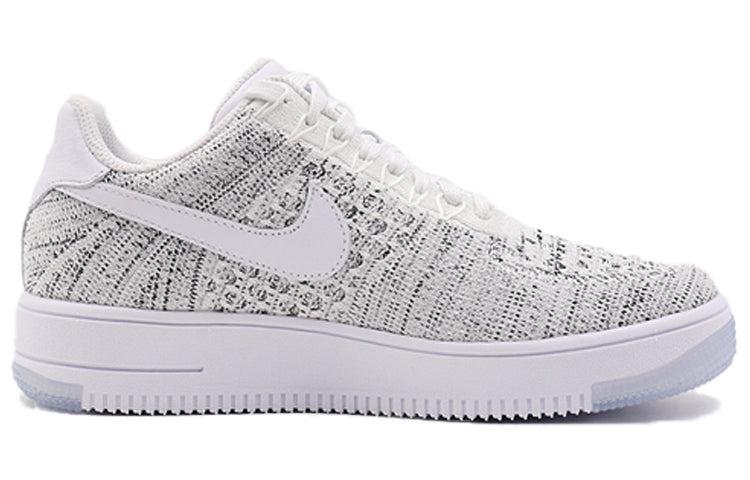 (WMNS) Nike Air Force 1 Flyknit Low 'Summit White Grey' 820256-103