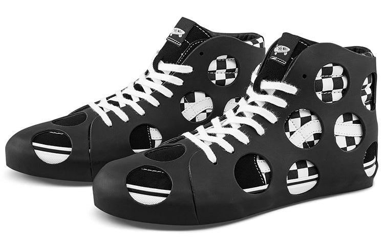 Vans SK8-HI Cage VLT LX 'Polka Dot Checkered - Black' VN0A5FBW2UG