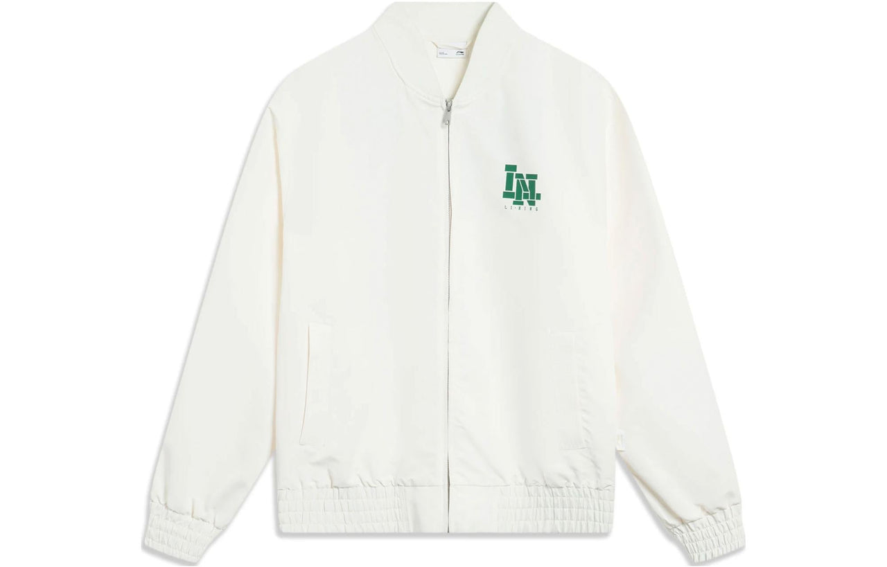 Li-Ning Chinese Culture Jacket 'Cream White Green' AJDT361-1