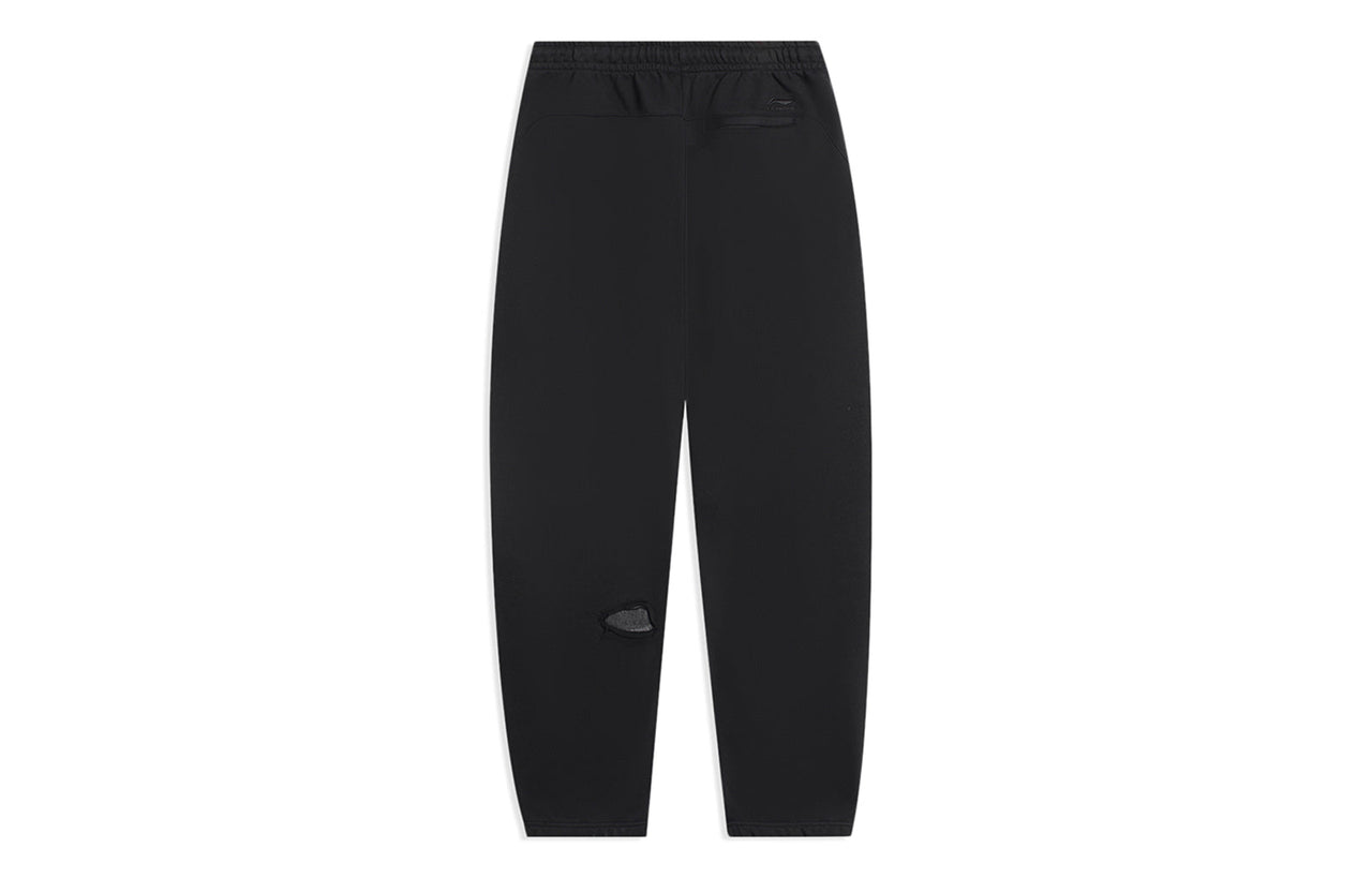 Li-Ning Skateboarding Graphic Sweatpants 'Black' AKLS867-2