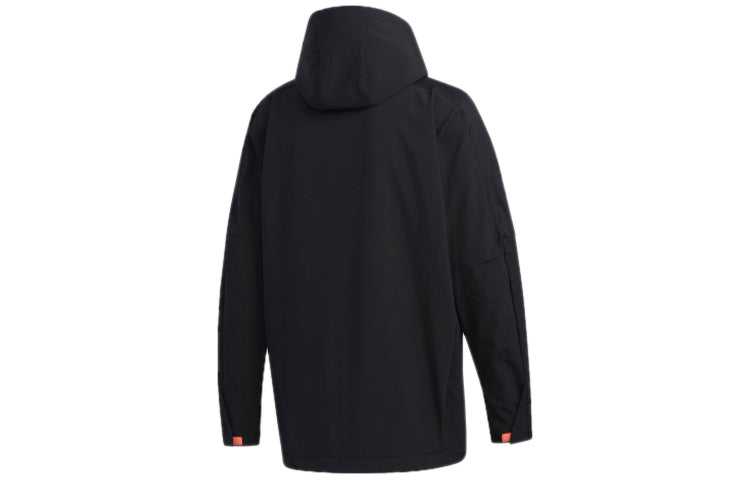 adidas M Tech Outr JKT Zipper Cardigan Casual Sports Hooded Jacket Black FU6569