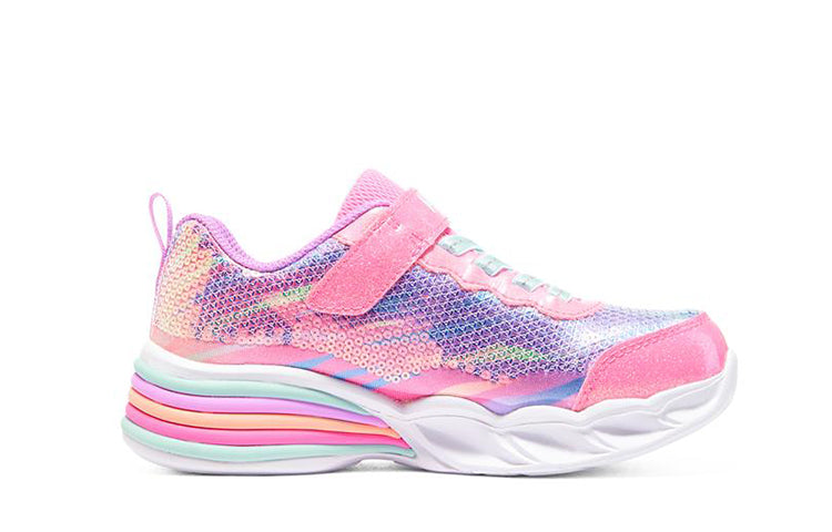 (PS) Skechers Sweetheart Lights 'Pink Multi' 302313L-PKMT