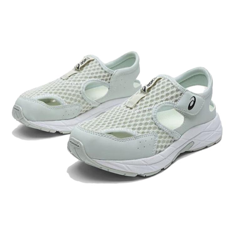 (GS) ASICS Lifestyle Sandals 'Green White' 1014A372-300