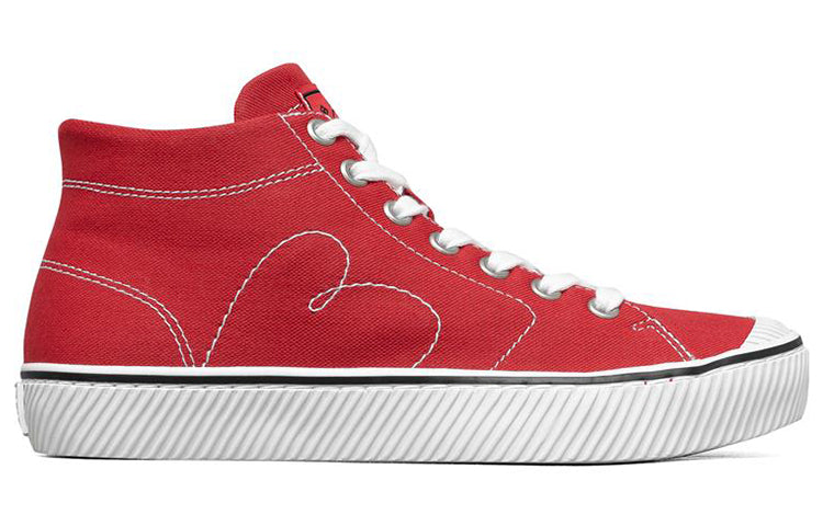(WMNS) Skechers Bobs B Wild Mid-Top Sneakers Red 113305-RED