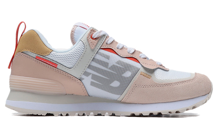 (WMNS) New Balance 574 Shoes For Pink/Orange WL574ISE