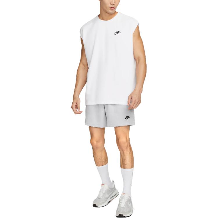 Nike Club Fleece Logo Shorts 'Light Grey' DX0524-012
