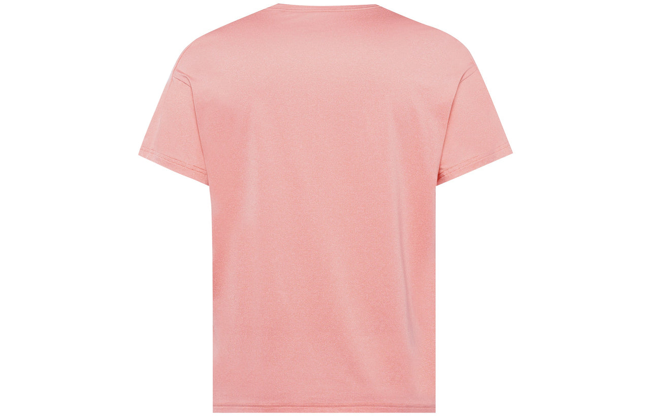 Nike Pro Dri-FIT Solid Color Casual Sports Quick Dry Round Neck Short Sleeve Pink CZ1182-827