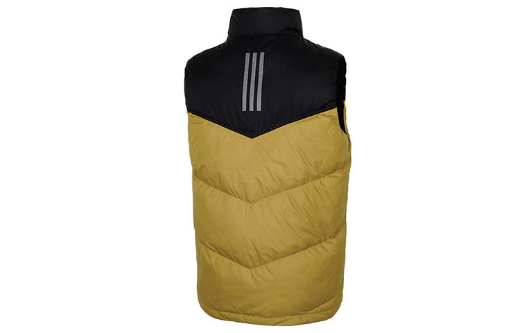 adidas Down Padded Vest Jacket 'Yellow Black' H20778
