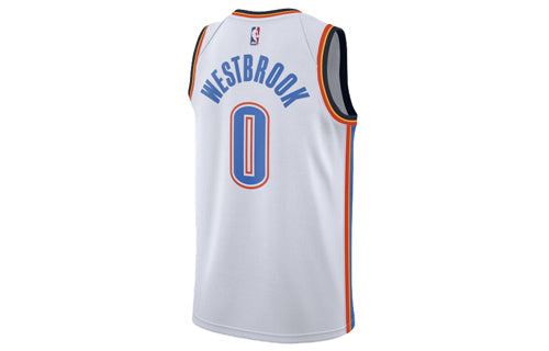 Nike NBA Russell Westbrook Oklahoma City Thunder 2020/21 Association Edition Jersey #0 864437-100