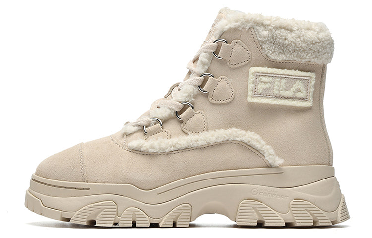 (WMNS) FILA Warm Snow Boots 'Pink White' F12W144404FTP