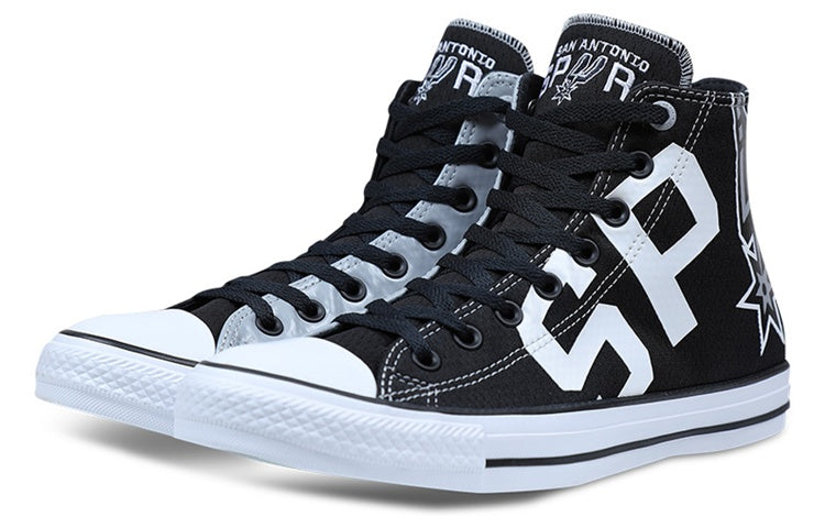 Converse Chuck Taylor All-Star 70s Hi Franchise San Antonio Spurs 'Black Silver' 159420C