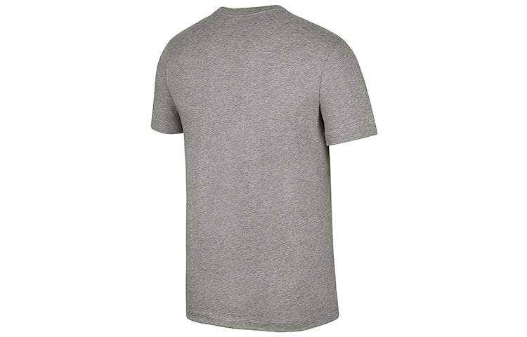 Nike NBA Milwaukee Bucks Logo Printing Basketball Sports Short Sleeve Gray DR0090-063