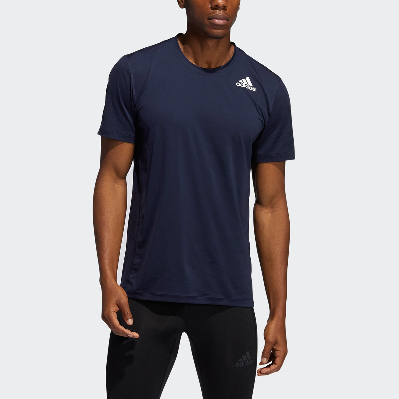 adidas TF Turf Ss Ftd Training Sports Elastic Short Sleeve Blue GL9881