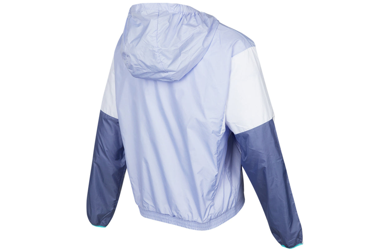 (WMNS) adidas Fi W Wb Color Contrasting Colors Woven Sports Hooded Jacket Light Purple H09723