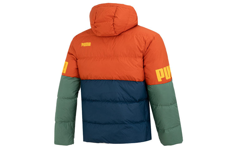 PUMA Power Down Hooded Jacket 'Orange' 676032-64