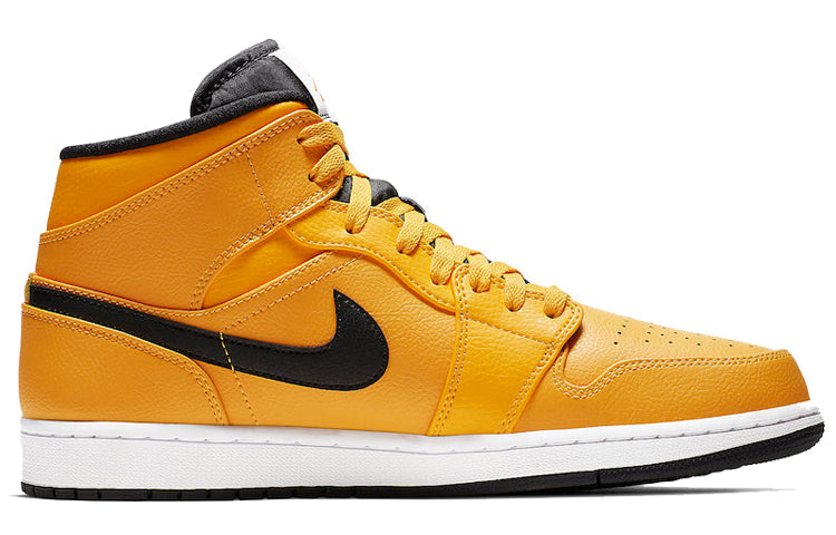 Air Jordan 1 Mid 'University Gold Black' 554724-700