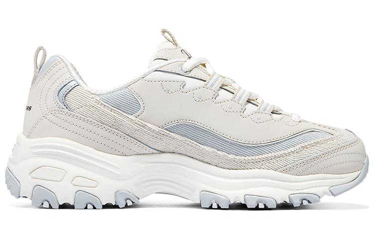 (WMNS) Skechers D'Lites 1.0 Shoes 'Beige Light Blue' 896276-NTGY