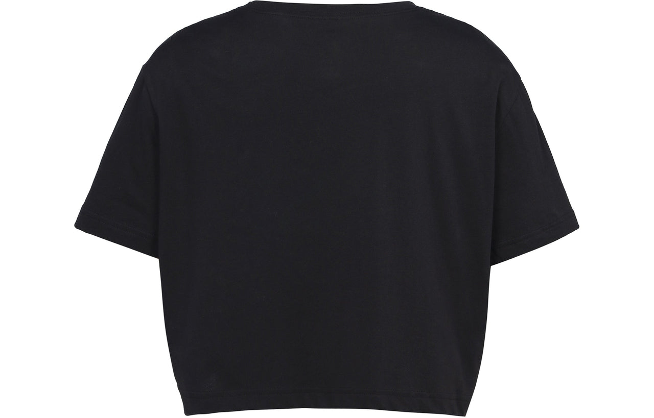 (WMNS) Nike Sportswear Essential Short Casual Crew Neck Short Sleeve T-Shirt Black BV6176-010