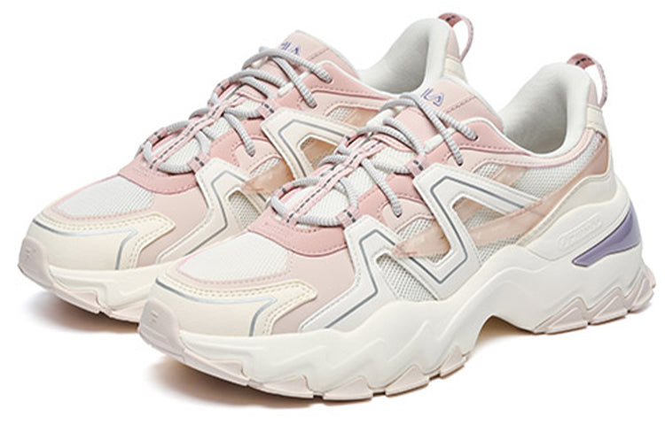 (WMNS) FILA Aurora Sneakers 'White Pink Purple' F12W231127FGL
