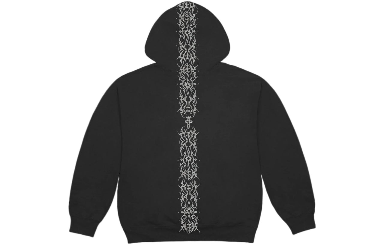 Travis Scott Cactus Jack FW22 Studded Hoodie 'Black' TS-22FW007