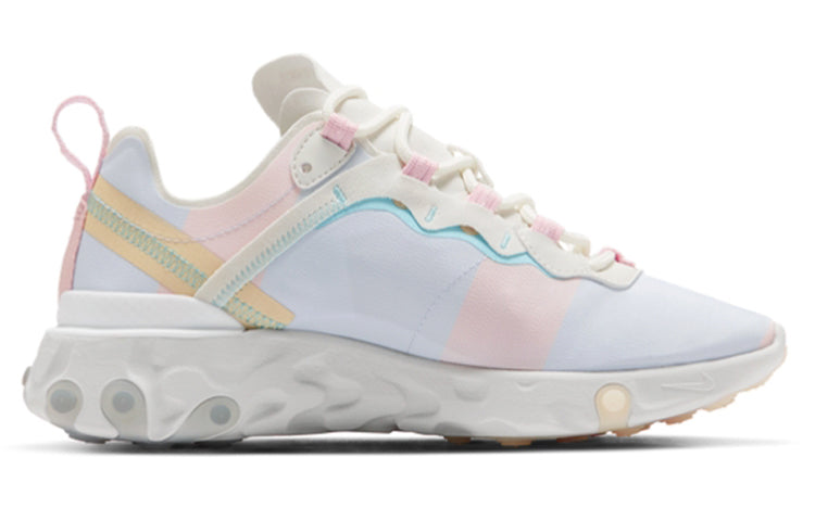 (WMNS) Nike React Element 55 Light Blue Pink DB5926-011