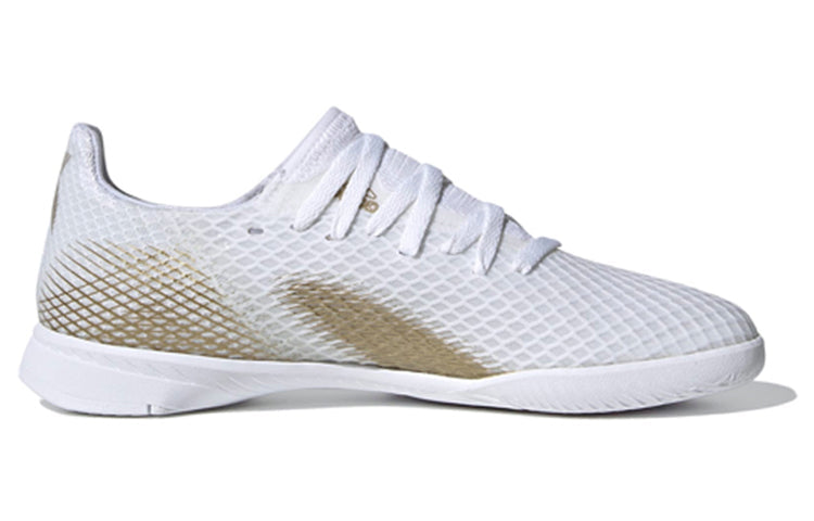 adidas X Ghosted.3 IN 'White Metallic Gold Melange' EG8204