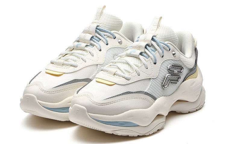 (WMNS) FILA FUSION CHEESE Sneakers 'Beige White' T12W331101F-WA