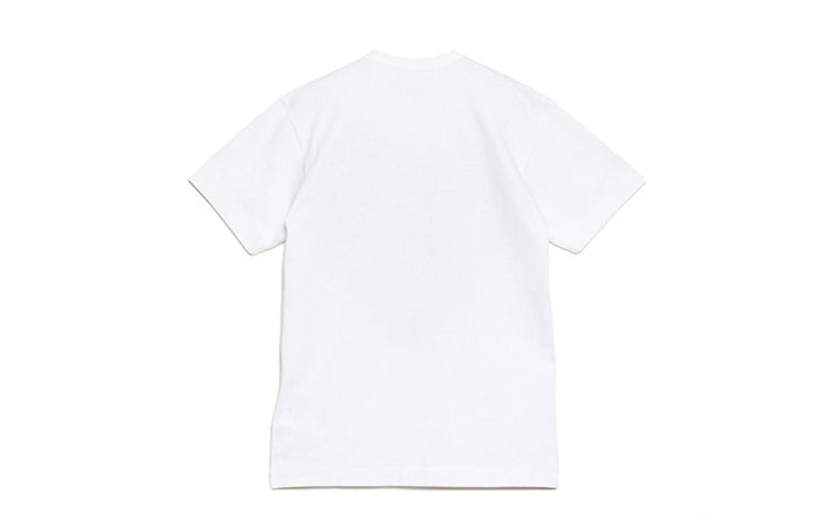 COMME des GARCONS PLAY polka dots Full Heart Short Sleeve 'White Navy' AZ-T234-051-1