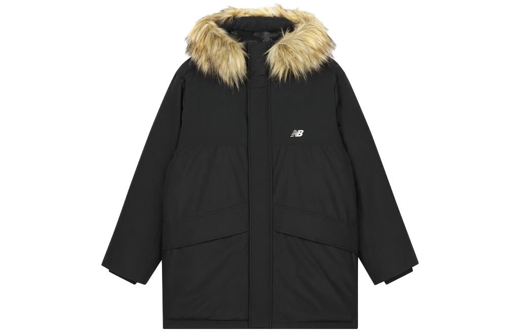New Balance Warm Long Parka Jacket 'Black' AMJ33330-BK