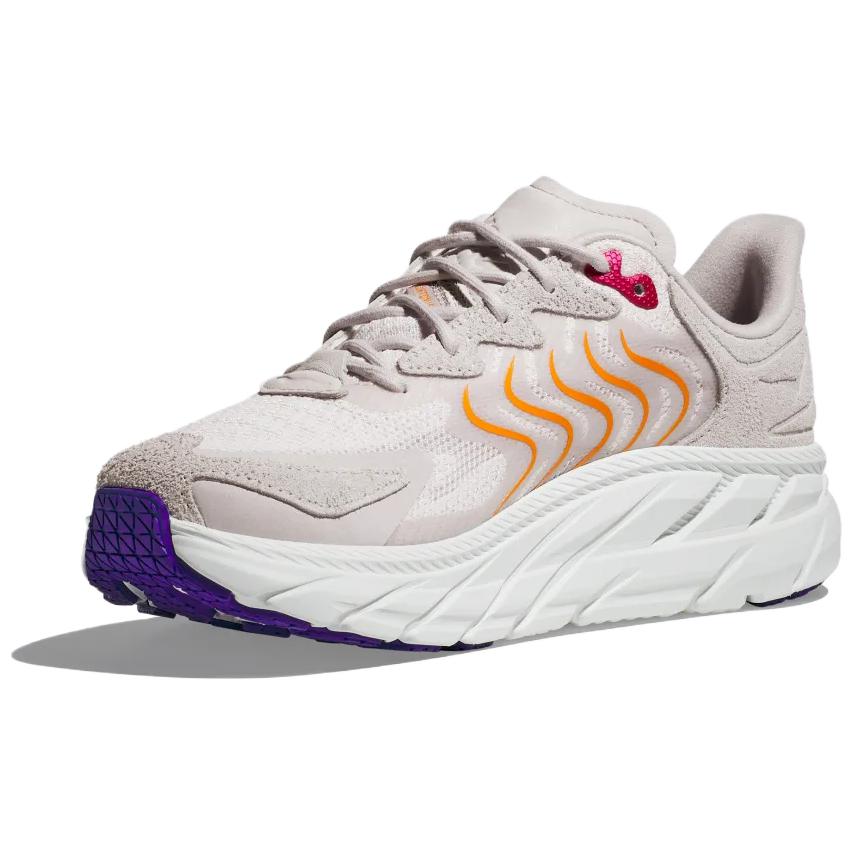 HOKA ONE ONE Vibrant Bloom Clifton LS 'Grey' 1141550-NBS