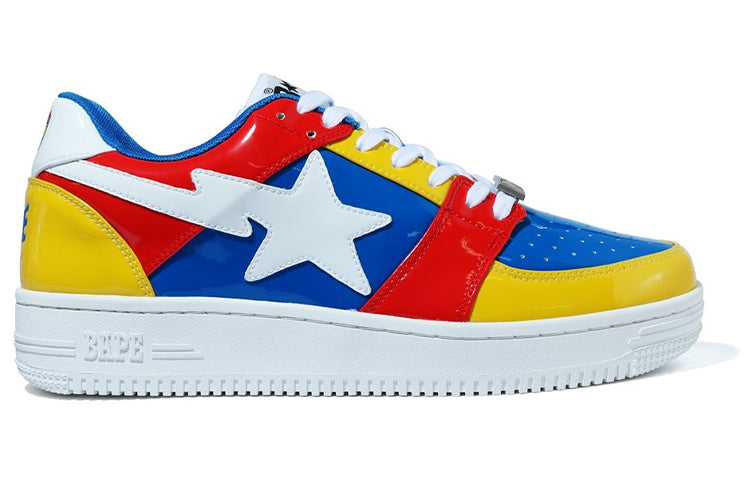 A BATHING APE Sta Low x Medicom Toy Red Blue 1G73-191-913