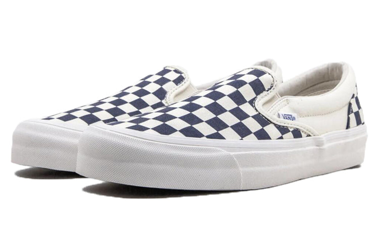 Vans OG Classic Slip-On LX 'Navy Checkerboard' VN0A32QNP4I