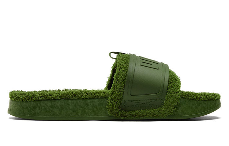 PUMA Leadcat Ylm Slide Winter Slipper Green 384411-03