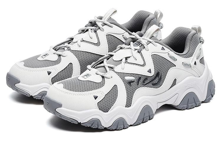 (WMNS) FILA Fluid 4 Cat Claw Fashion Shoes 'White Grey' F12W242101FFB