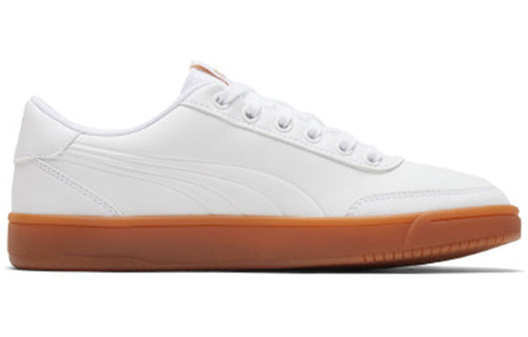 PUMA Court Breaker L Mono 'White Brown' 364976-04