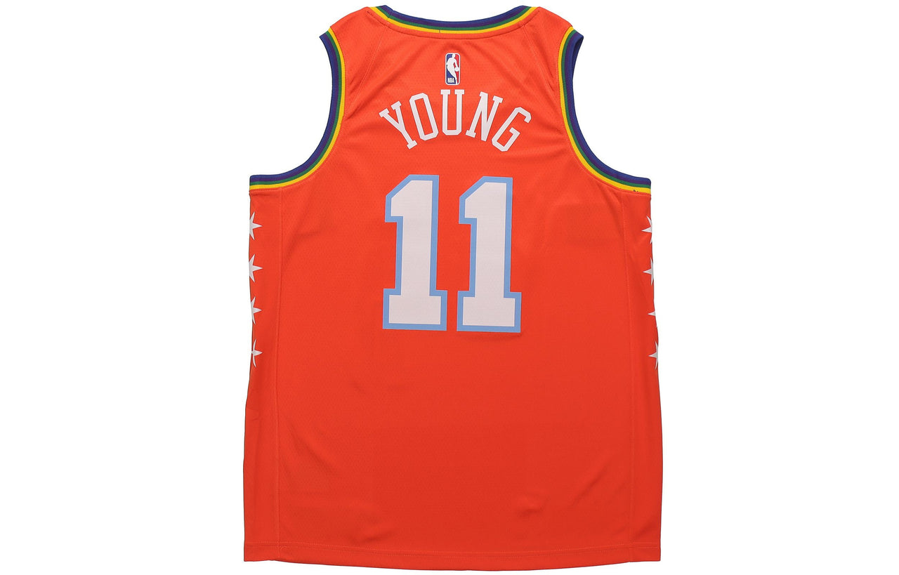 Nike NBA Trae Young All-Star Swingman Jersey SW Fan Edition 2020 Chicago 11 Orange CU8606-801