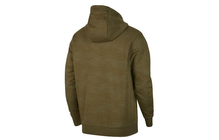 Nike Sportswear Casual Sports Logo Alphabet Printing Olive Green DJ4860-201