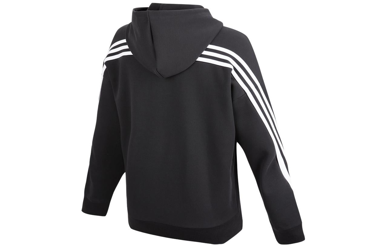 (WMNS) adidas Sportswear Future Icons 3-Stripes Hoodie 'Black' H67044