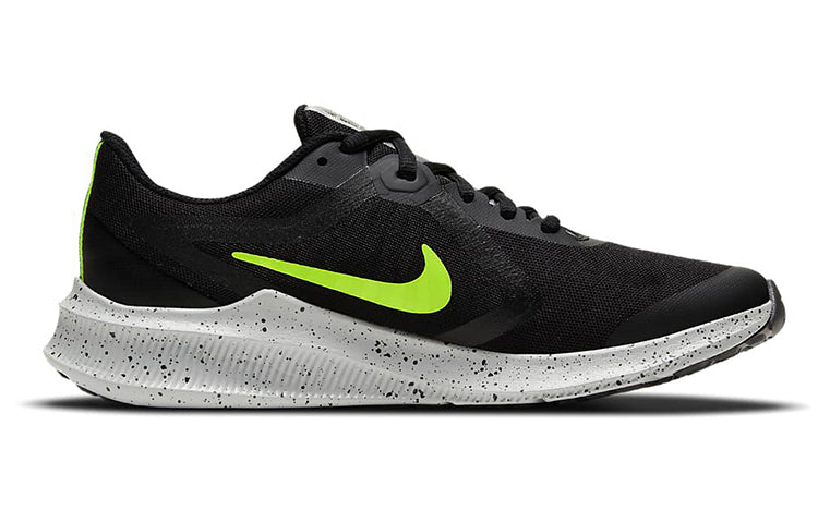 (GS) Nike Downshifter 10 VIZ 'Black Grey Green' CT3876-001