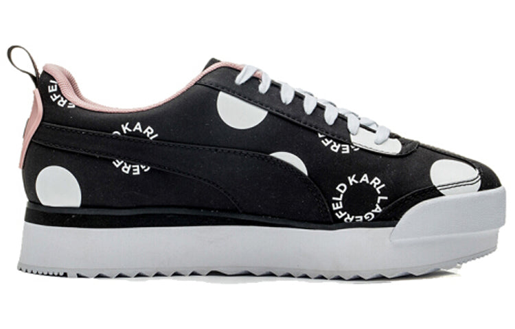 (WMNS) PUMA Roma Amor Polkadot KL 'Black White' 371226-01