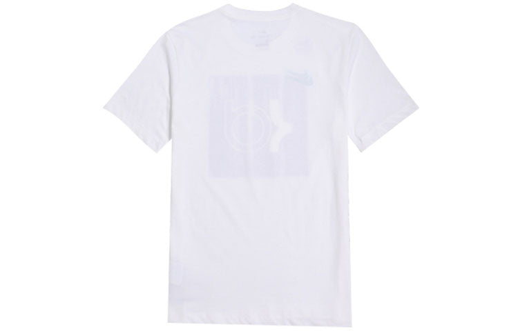 Nike Dri-FIT KD Logo Kevin Durant Printed TEE Men White CD1279-100