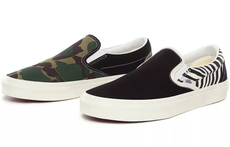 Vans Classic Slip-On 'Mismatch - Zebra Camo' VN0A4U38WS8