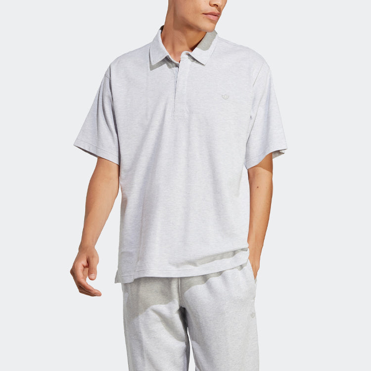 adidas Originals Premium Essentials Polo Shirt 'Grey' IC5120