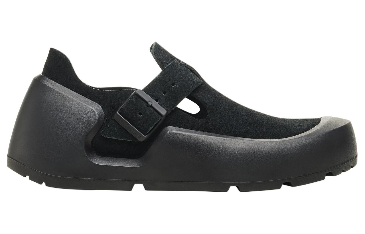 Birkenstock Reykjavik Nubuk Leather Shoes 'Black' 1027471