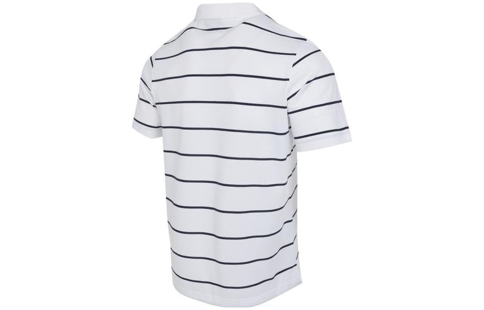 adidas FI Stripe Polo Shirts 'White Black' IA8166