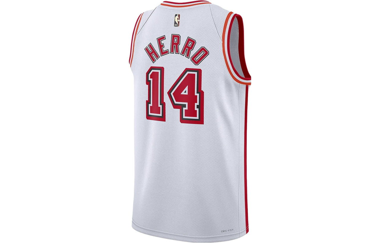 Nike x NBA Miami Heat Tyler Herro Jerseys 'White' DO9449-102