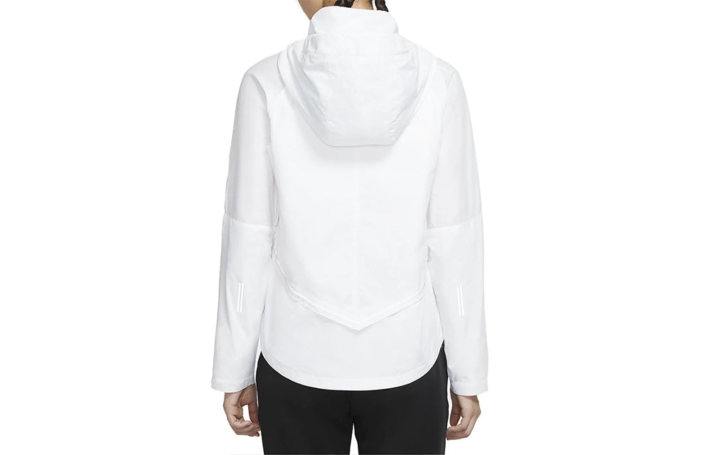 (WMNS) Nike Shield Running Long Sleeves White Jacket CU3386-100