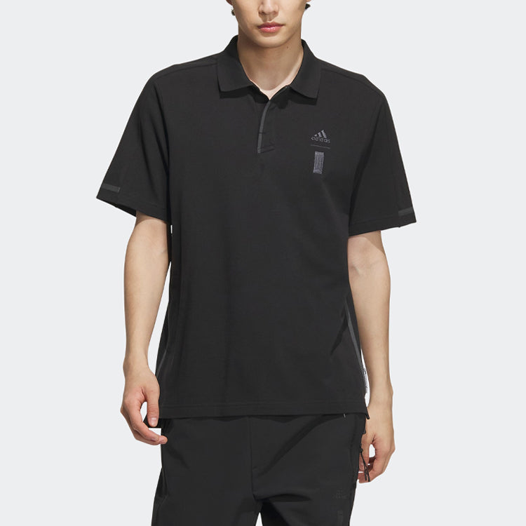 adidas Casual Sport Polo Shirt 'Black' IA8105