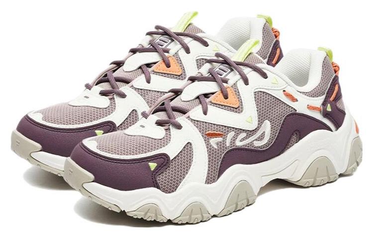 (WMNS) FILA Fluid 4 Cat Claw Fashion Shoes 'White Purple' F12W242101FFC