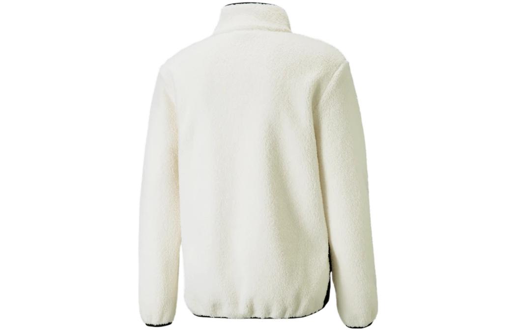 PUMA Logo CLSX Sherpa Jacket 'White' 532966-73